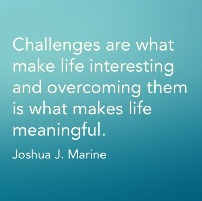 My challenge during the first term